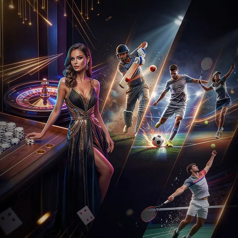 747.ph App Interface with Live Casino and Sports Betting